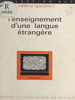 cover image of L'enseignement d'une langue étrangère